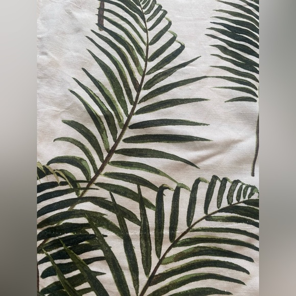 H&M Wide Leg Linen Blend Pants / Skirt Size 4 Tropical Print 🌴 Very Chic - Picture 12 of 12